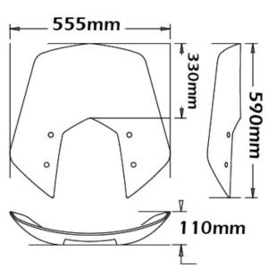 Parabrisas alto bmw r1200st 04-07 Â· 2